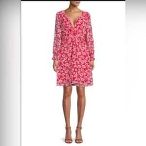 Julia Jordan Women's Chiffon V-Neck Long-Sleeve Dress from Saks Off Fifth Size 4